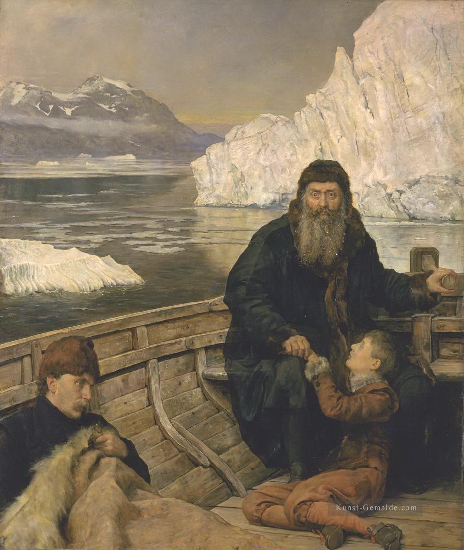 Die letzte Reise von henry Hudson 1881 John Collier Pre Raphaelite Orientalist Ölgemälde
